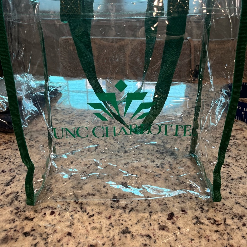  Unc Charlotte Clear Tote Stadium Bag New Condition Gem
